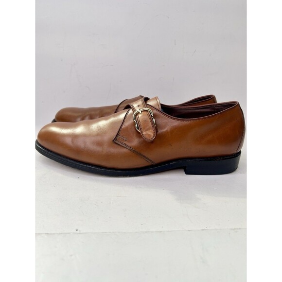 Allen Edmonds Garner Monk Strap Plain Toe Dress Shoe Size 8.5 D Brown main image 12